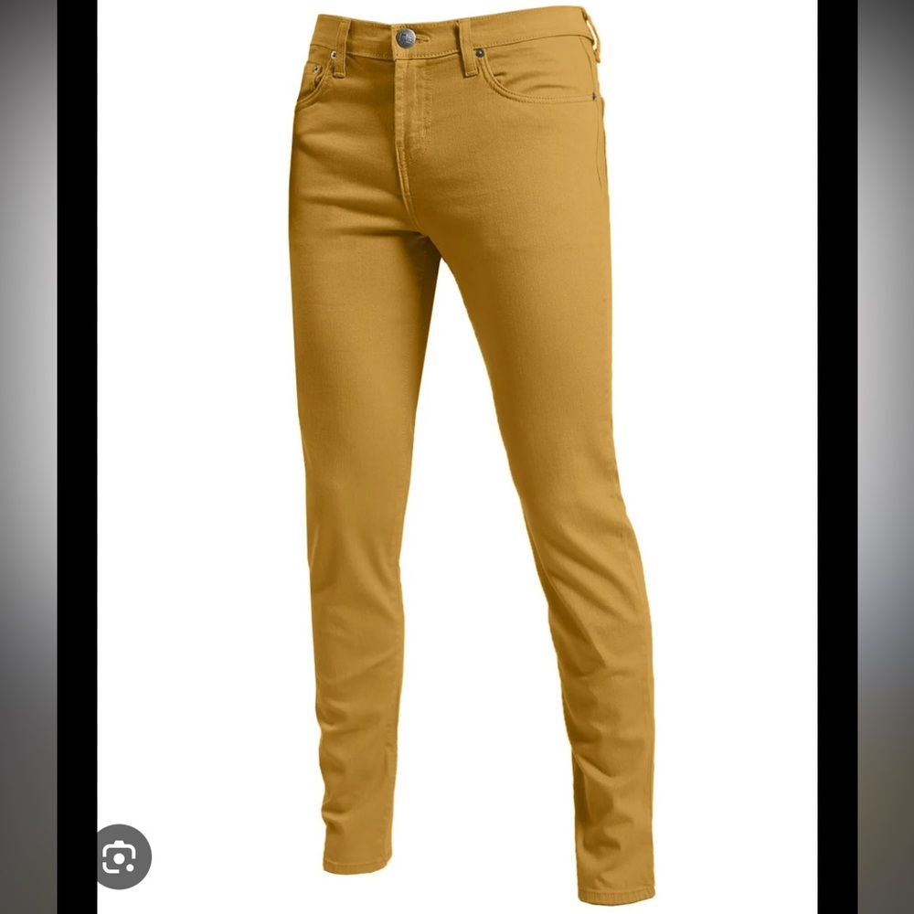 Mustard Yellow Slim Denim Pants (women’s)